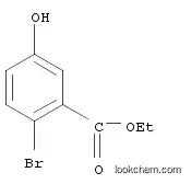 Molecular Structure of 102297-71-2 (Benzoic acid, 2-bromo-5-hydroxy-, ethyl ester)